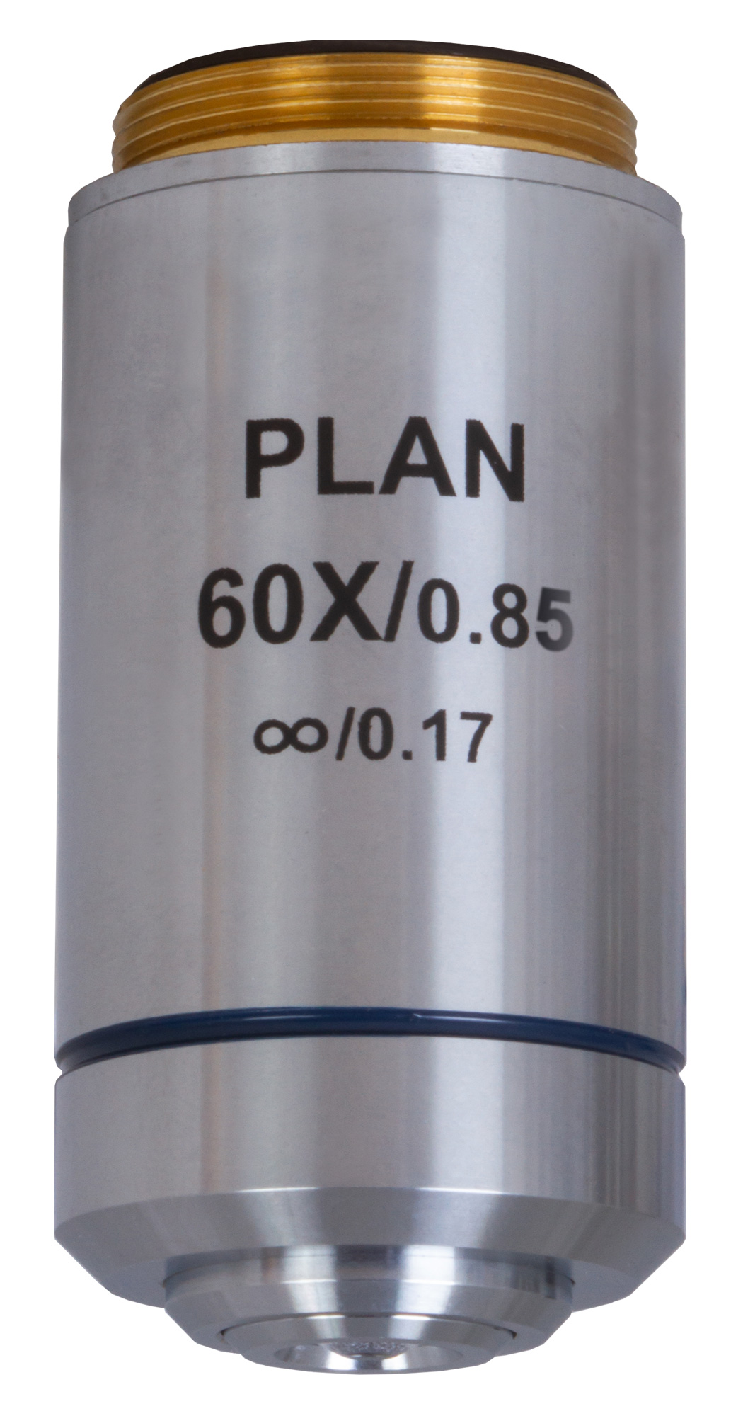 Objetivo plano acromático Levenhuk MED 60x corregido al infinito