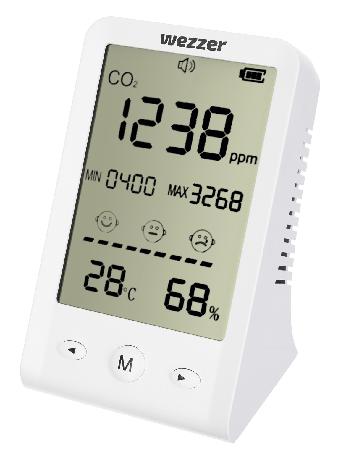 Monitor de calidad del aire Levenhuk Wezzer Air MC10
