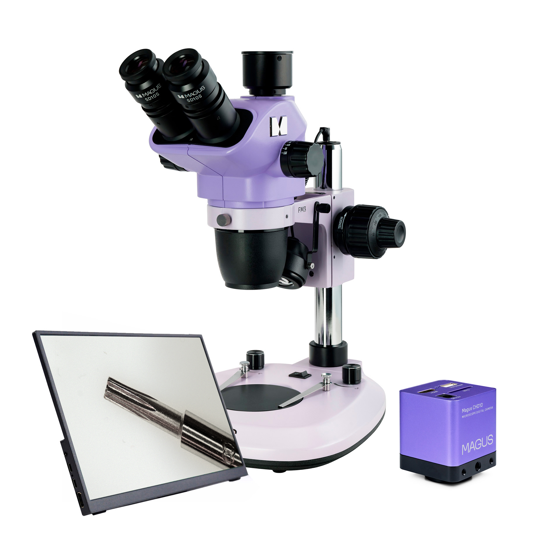 Estereomicroscopio digital MAGUS Stereo D8T LCD BASE