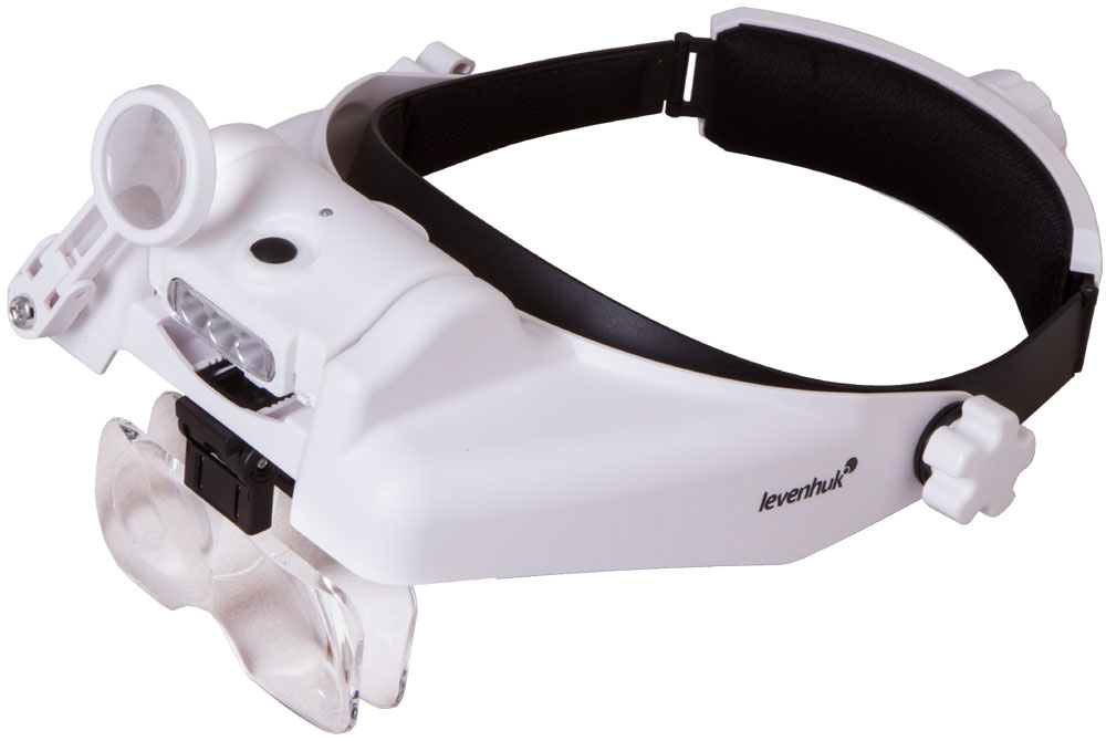 Lupa frontal recargable Levenhuk Zeno Vizor HR6